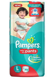 PAMPERS PANTS LARGE MRP 699