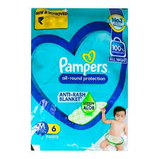 PAMPERS PANTS MEDIUM 6PIC