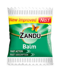ZANDU BALM SACHETS 15/- Nos