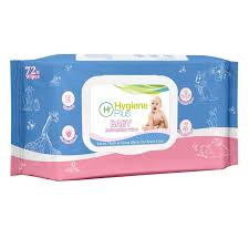 H.BABY WIPES 72PCS