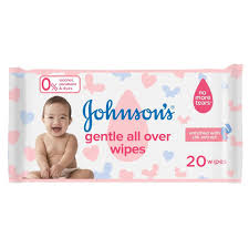 JJ BABY WIPES 20S MRP. 85/-