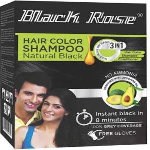 Black Rose Shampoo Hair Colour