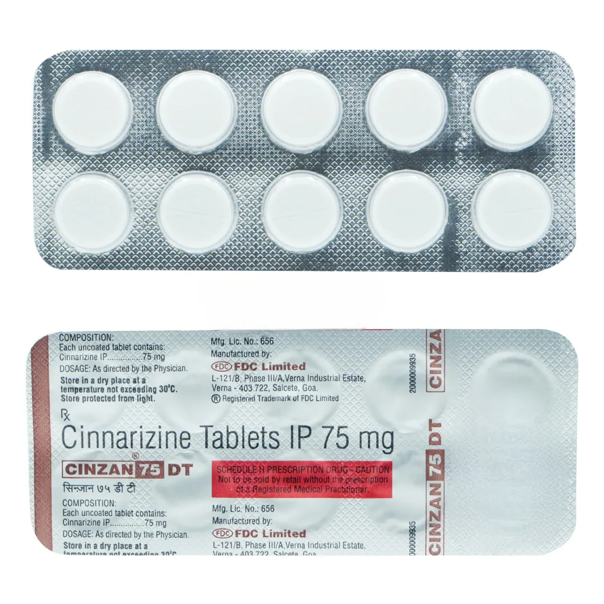 Cinzan-75 Tab