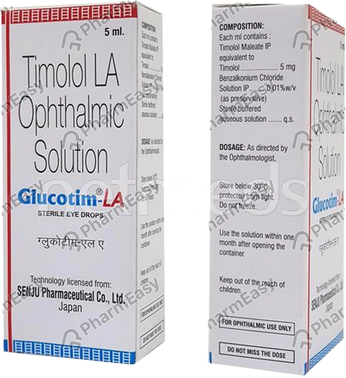 Glucotim La Eye Drop