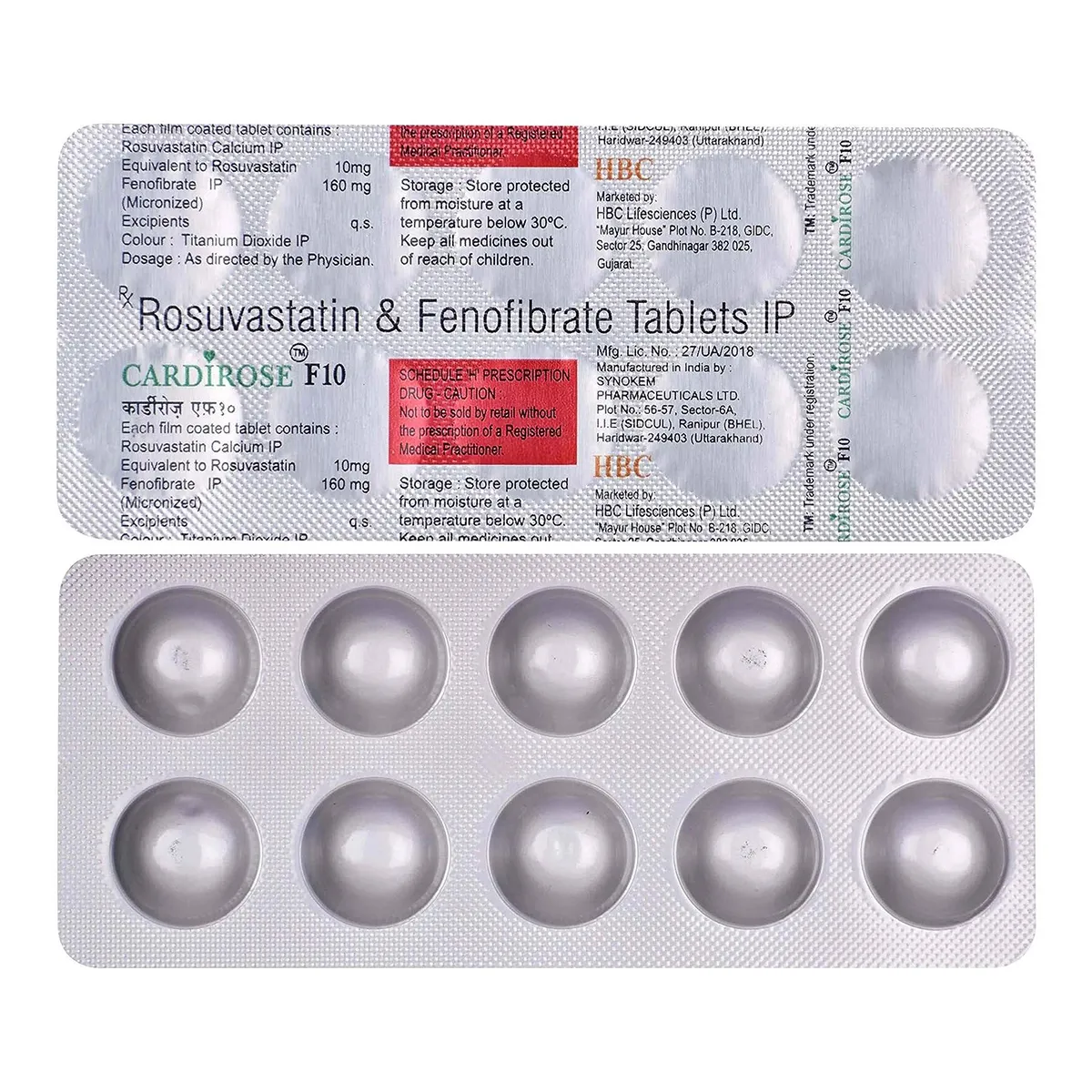 Cardirose F 10 Tab
