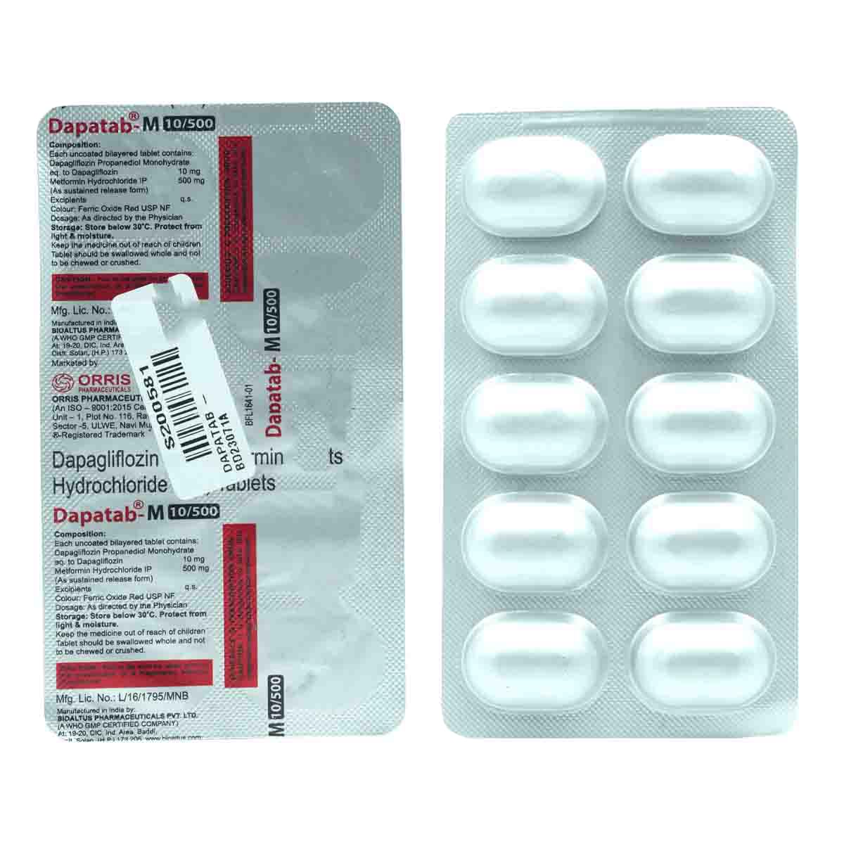 Dapatab M 10/500 Tab