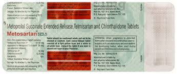 Metosartan Ch 50/6.25mg Tab