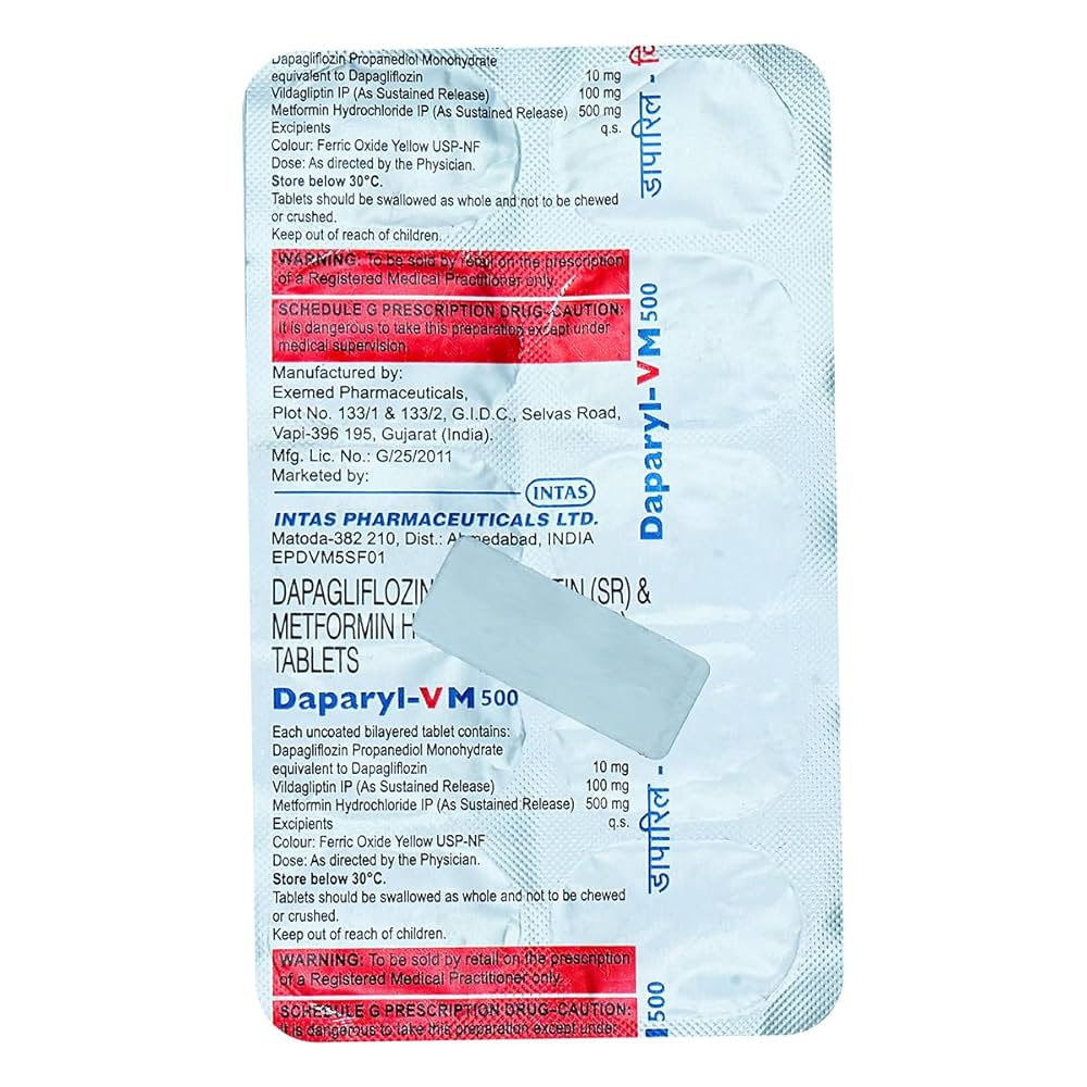 Daparyl Vm 500 Tab