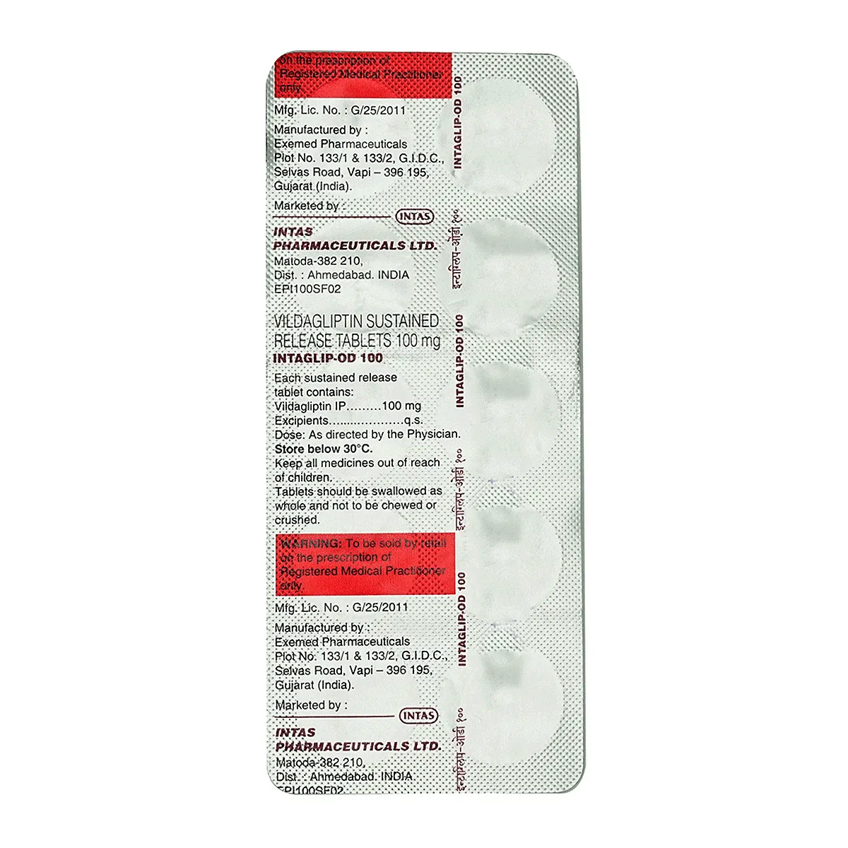 Intaglip Od 100mg