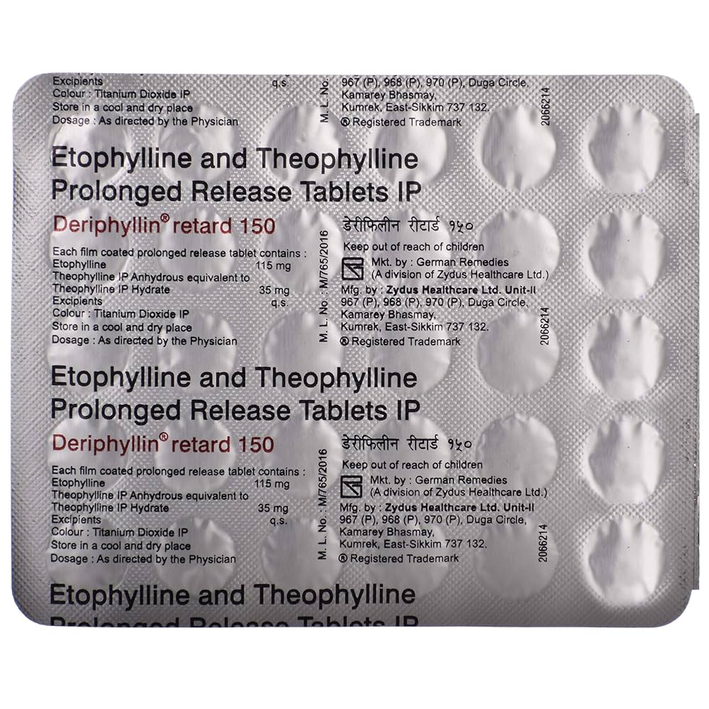 Deriphyllin-retd 150 Tab