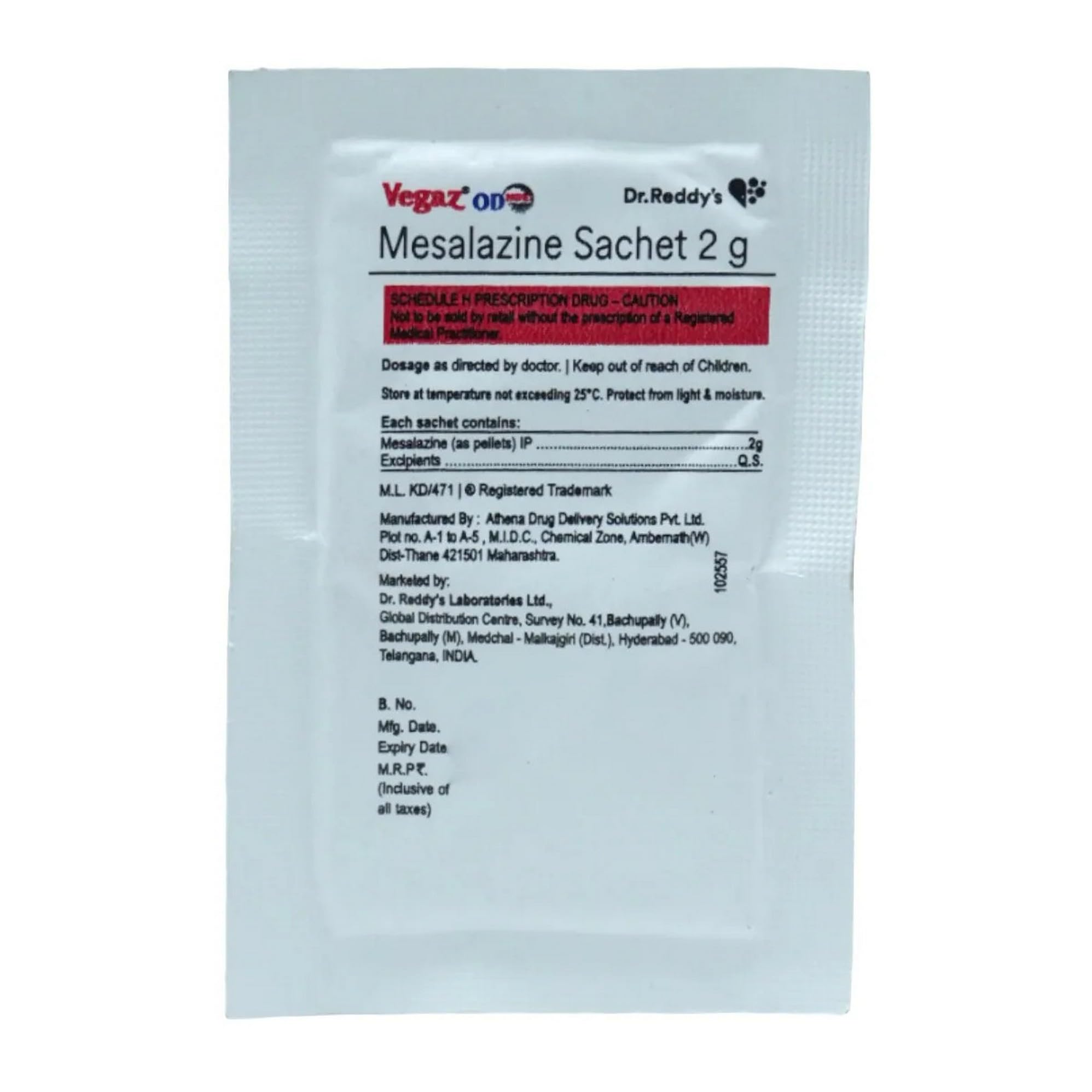Vegaz Od 2gm Sachets