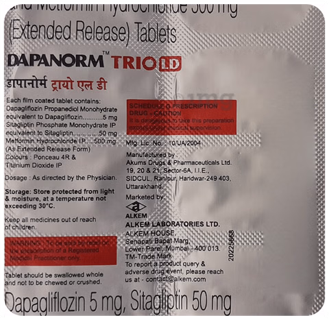 Dapanorm Trio Ld Tab