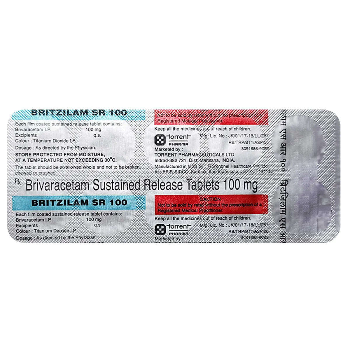 Britzilam Sr 100 Tab