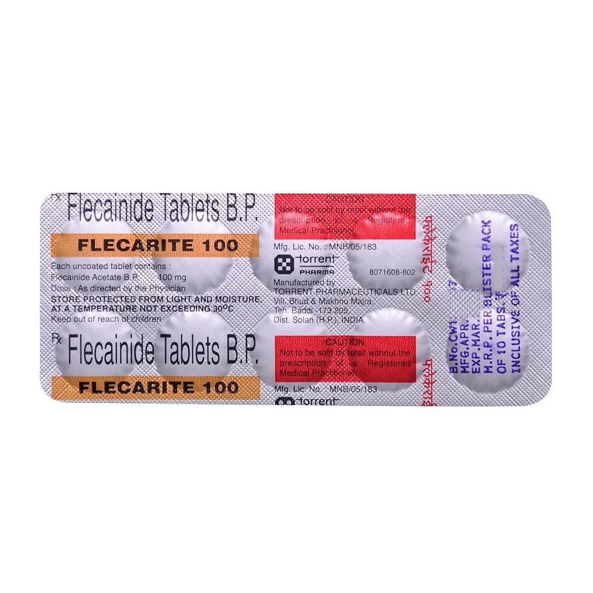 Flecarite-100 Tab