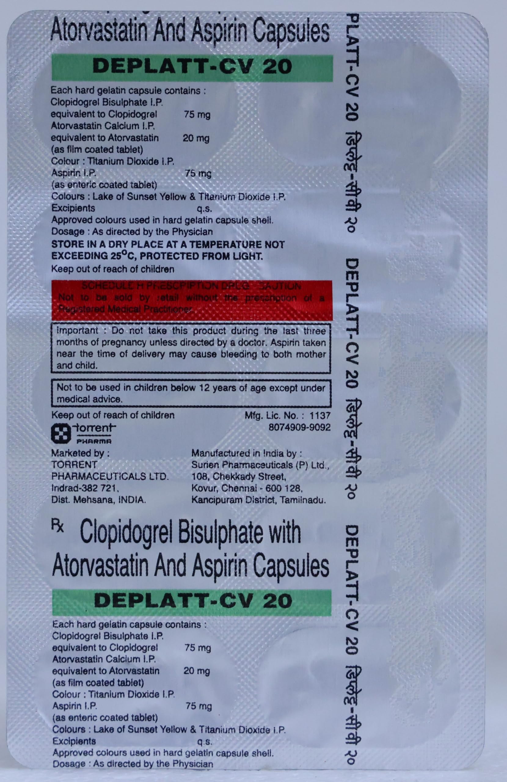 Deplat-cv 20 Cap