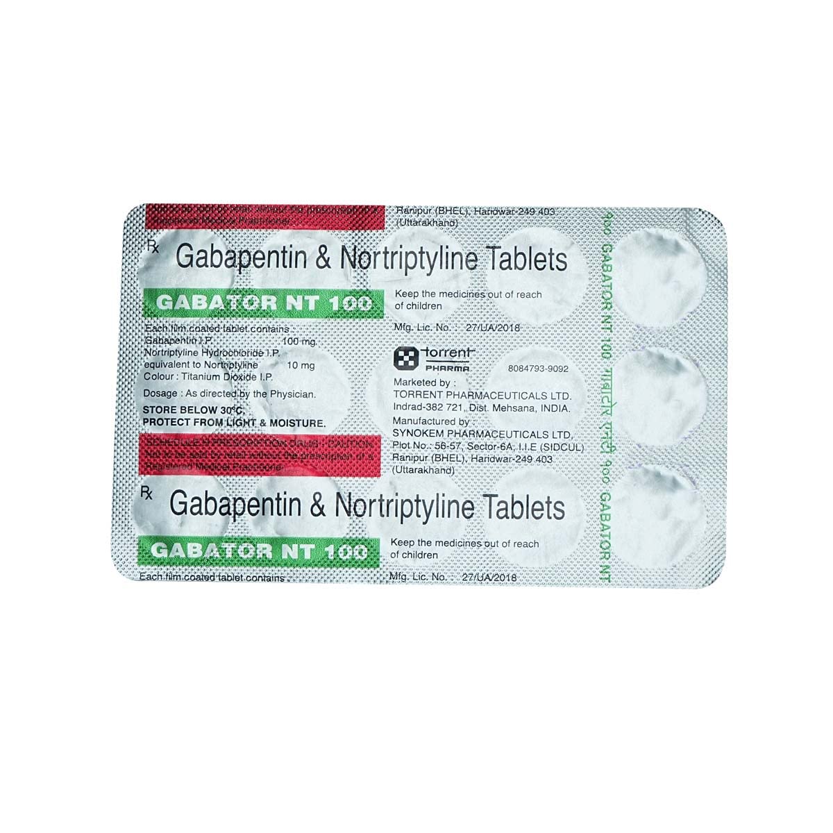 Gabator Nt 100 Tab