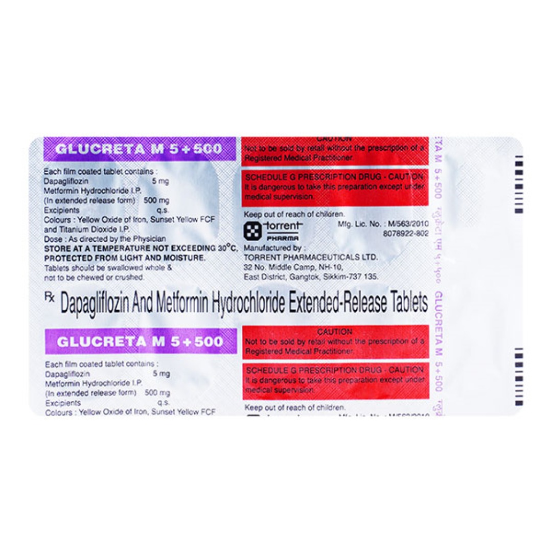 Glucreta M 5/500 Tab
