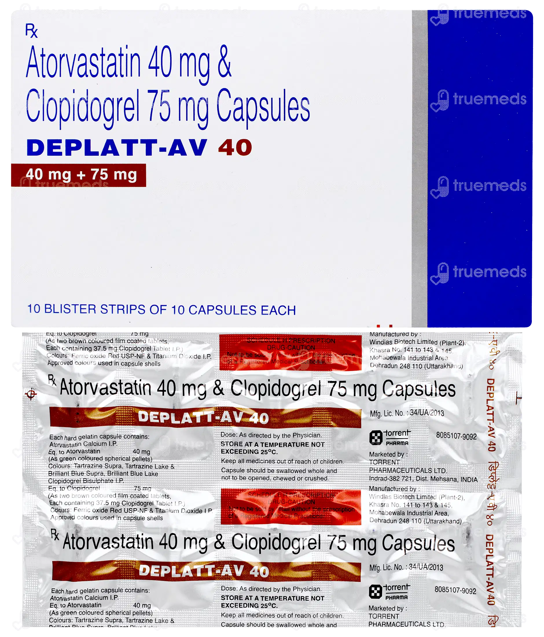 Deplatt Av-40mg Caps