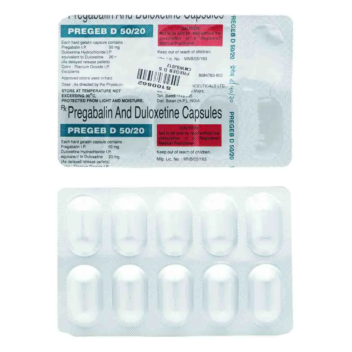 Pregeb D 50/20 Cap