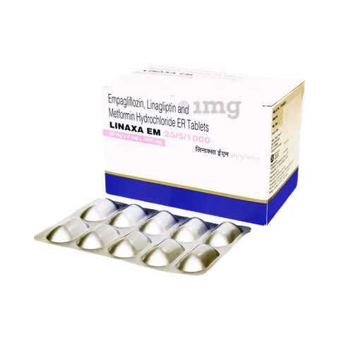 Linaxa Em 25/5/1000mg Tabs