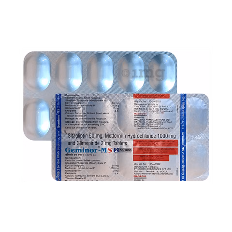 Geminor Ms 2/50/1000mg Tab