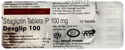 Dexglip 100mg Tab