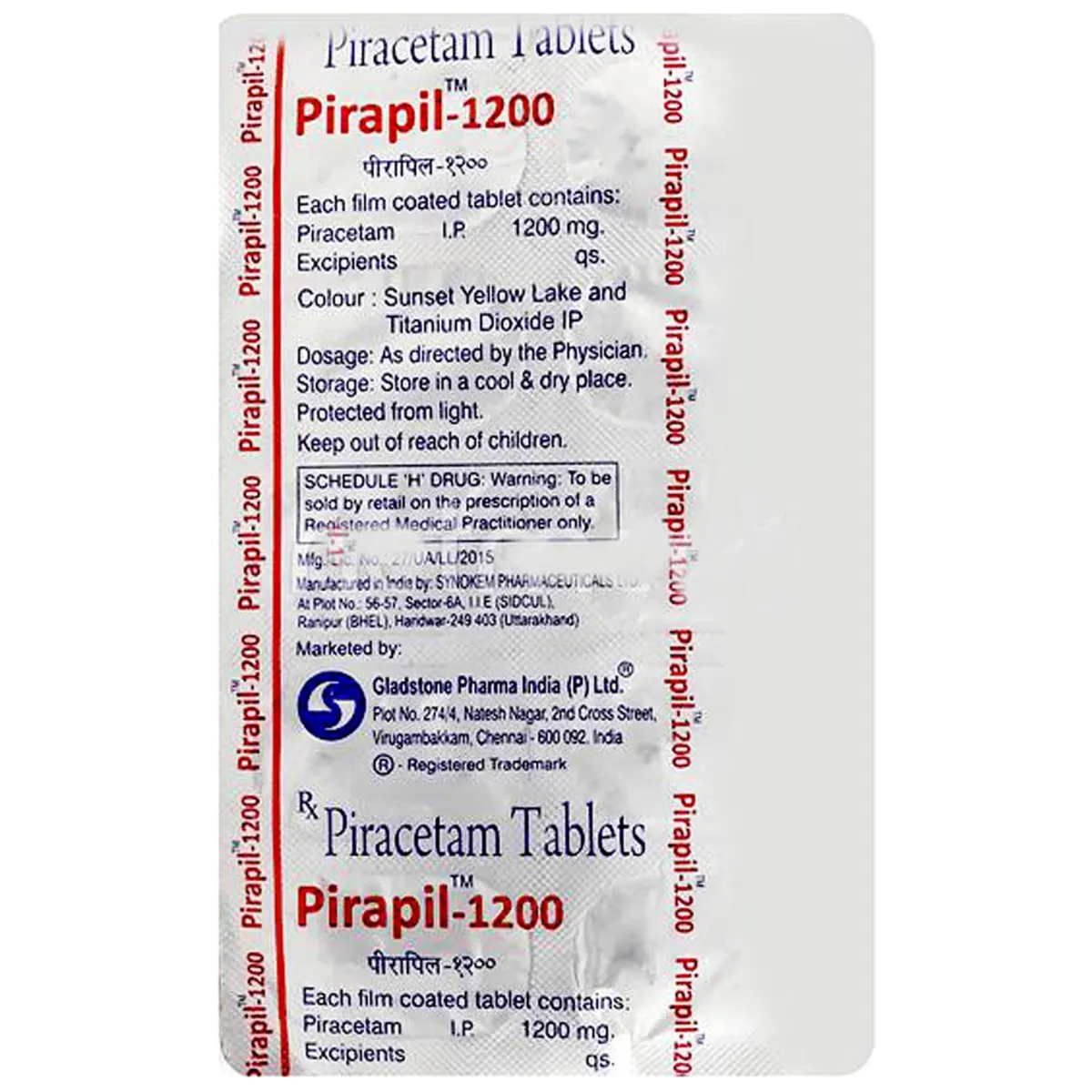 Pirapil 1200 Tab