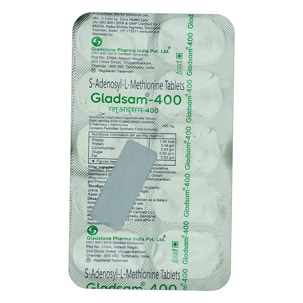 Gladsam 400 Tab