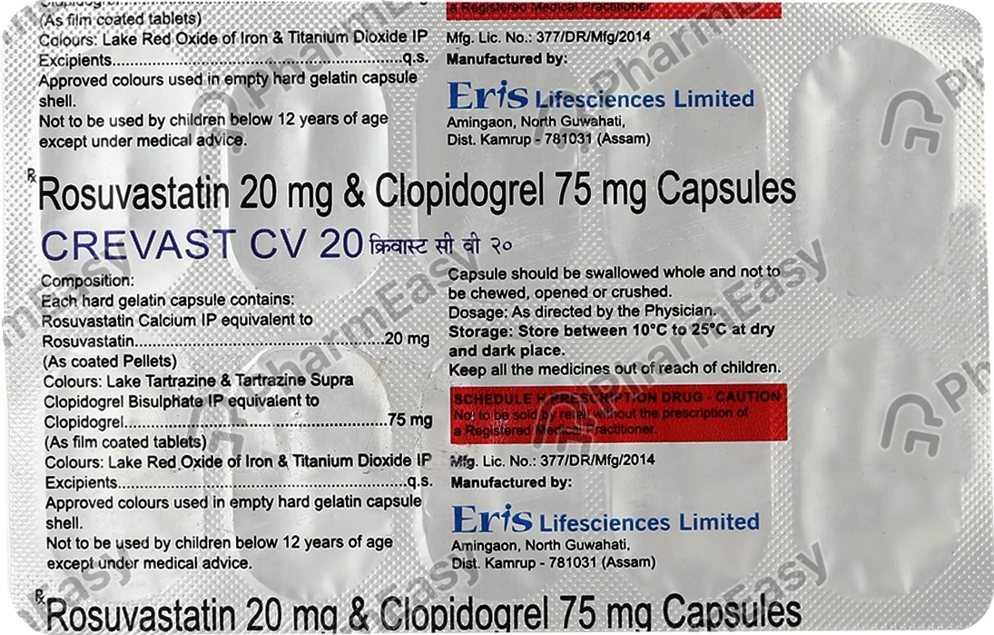 Crevast Cv 20 Tabs