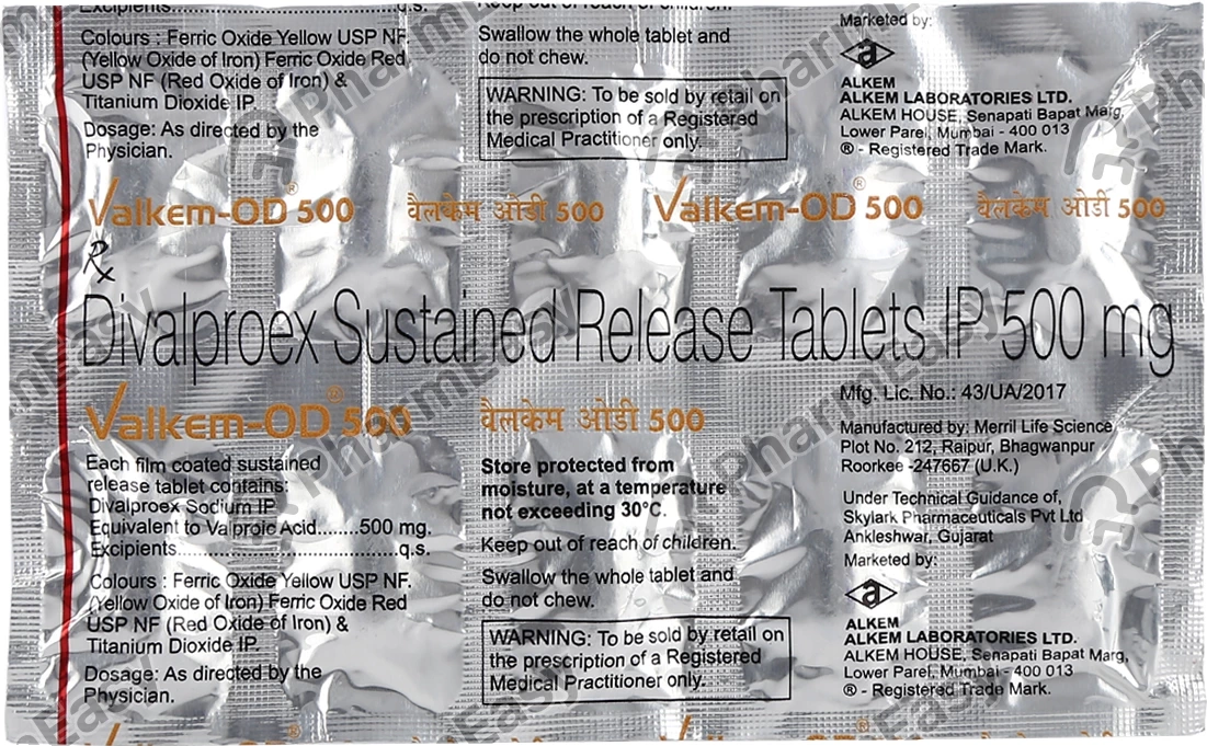 Valkem Od 500 Mg