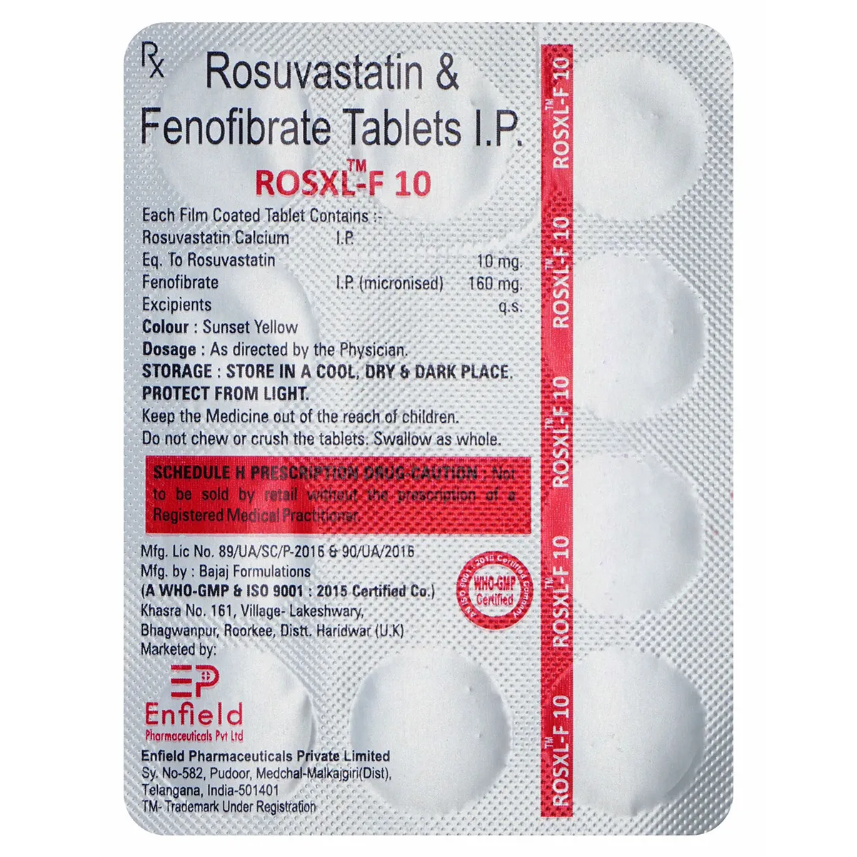 Rosxl F 10mg Tab