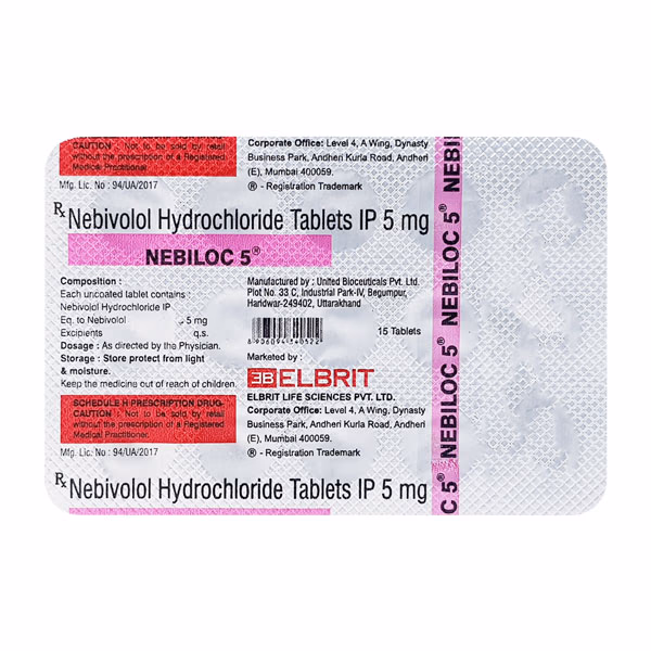 Nebiloc 5 Tab
