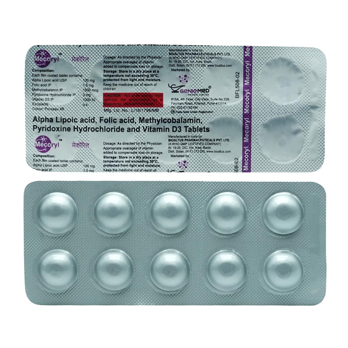 Mecoryl Tab