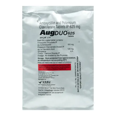 Augduo 625mg Tabs