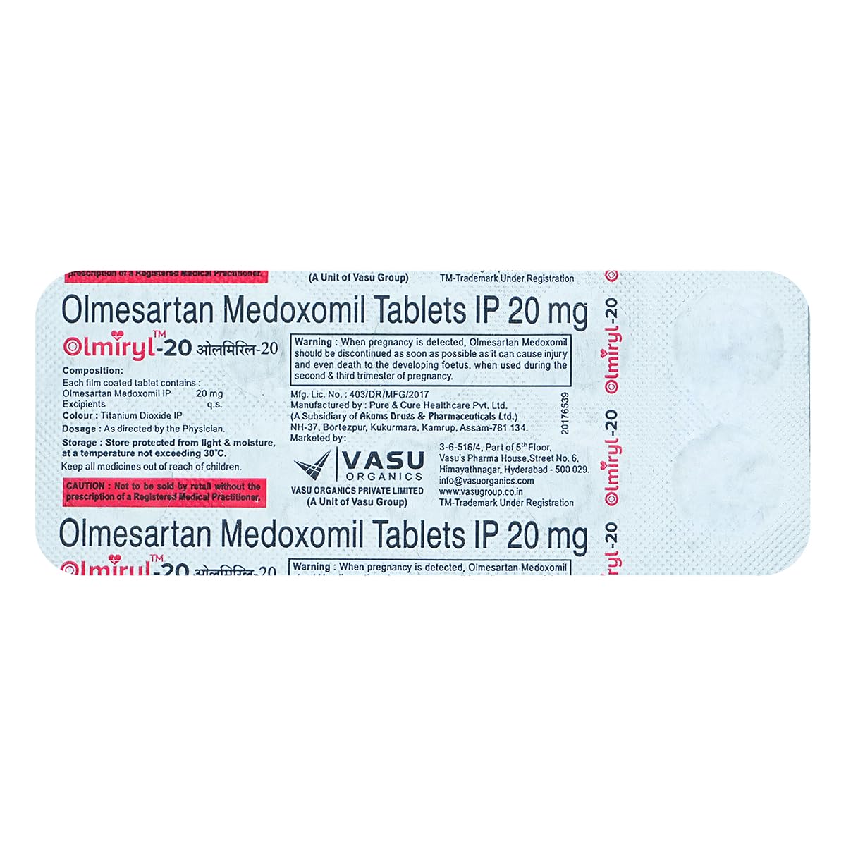 Olmiryl 20 Tab