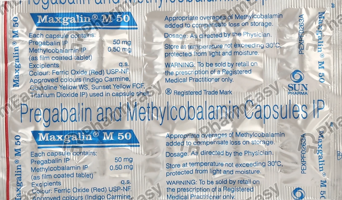 Maxgalin 50mg Cap