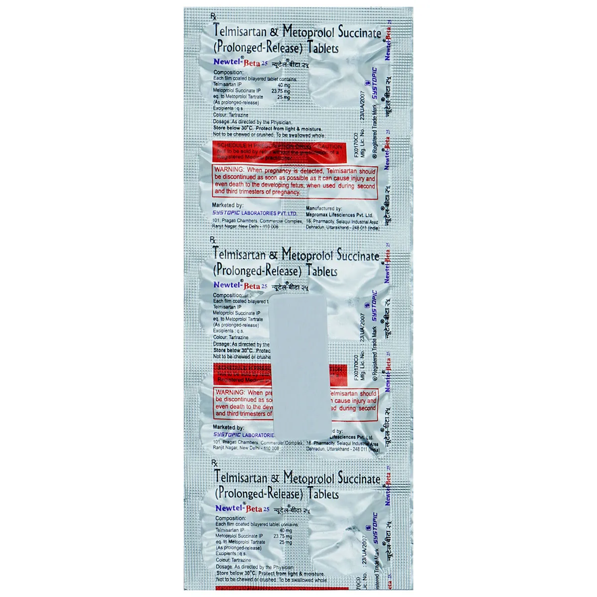 Newtel-beta 25 Tabs