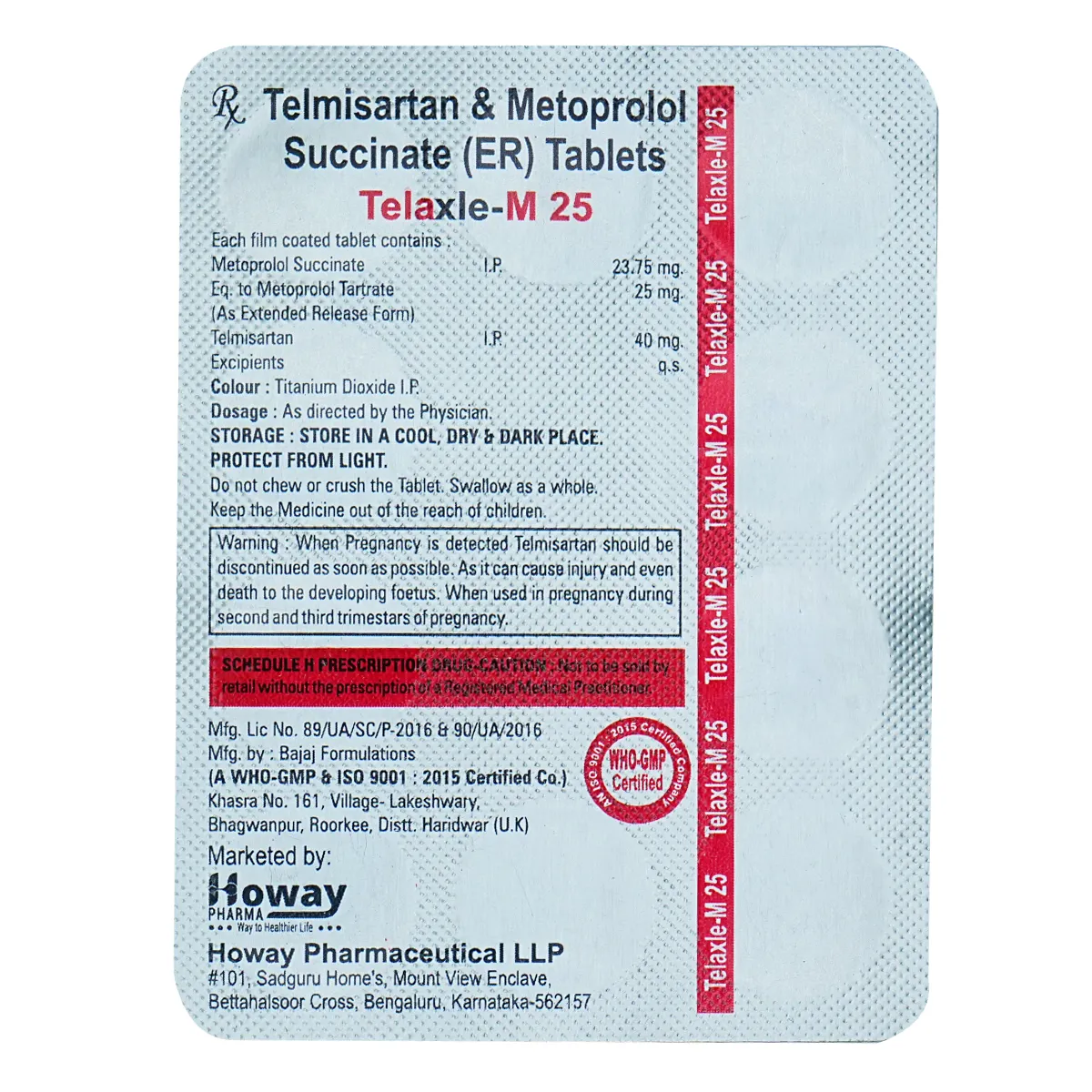 Telaxle M25 Tab