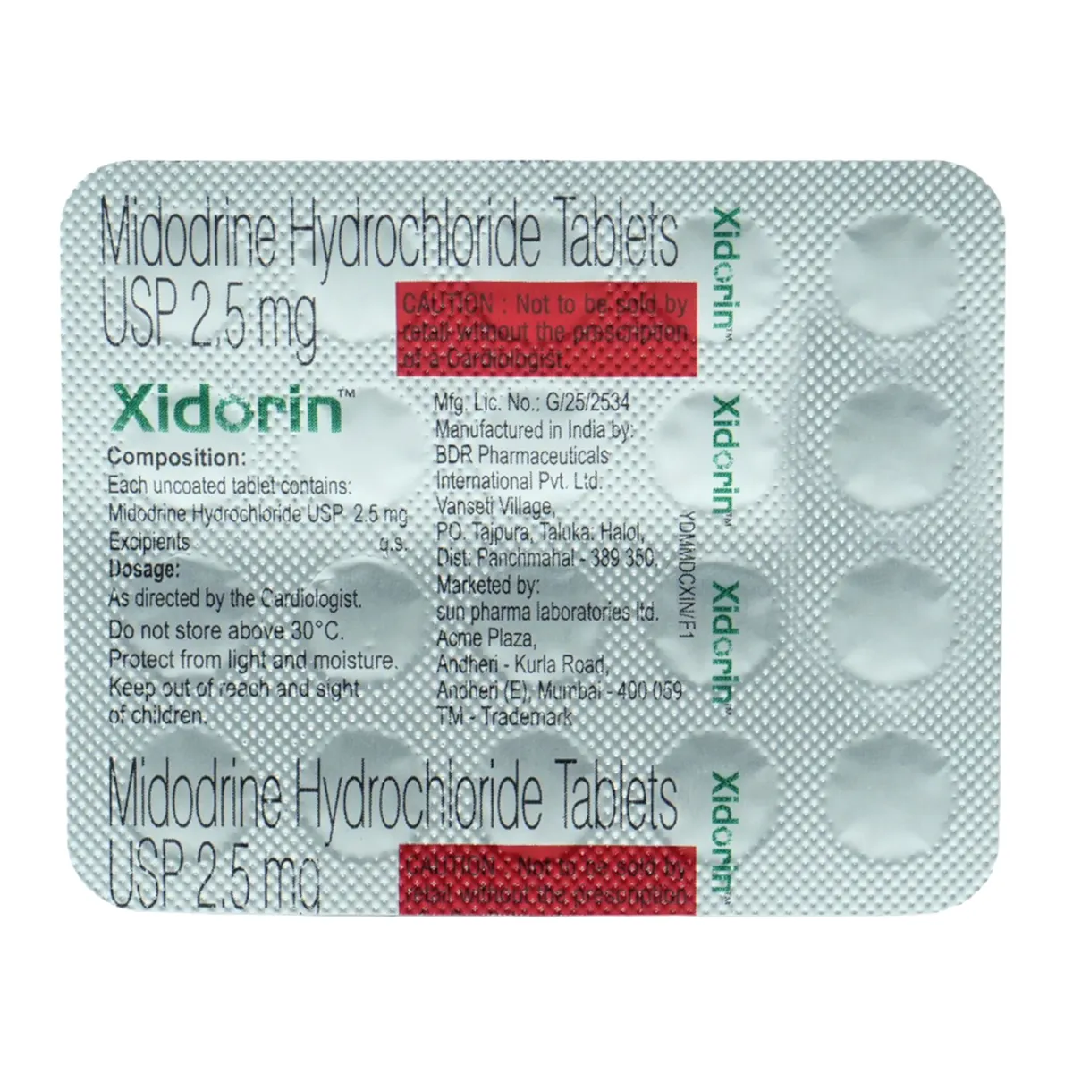 Xidorin-2.5 Tab