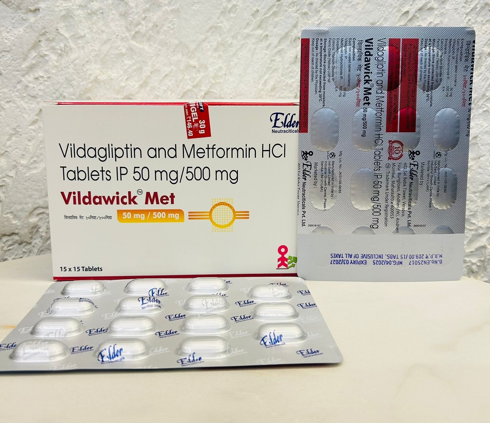 Vildawick Met 50/500 Tab