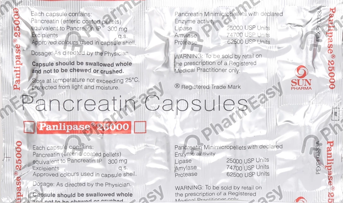 Panlipase-25000 Cap